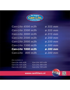 Can-Lite 1000 (1000-1100m³/h) (200 Ø) 2