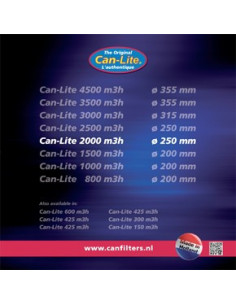Can-Lite 2000 (2000-2200m³/h) ⌀ 250mm 2