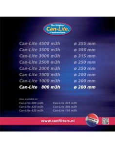 Can-Lite 800 (800-880m³/h) (200 Ø) 2