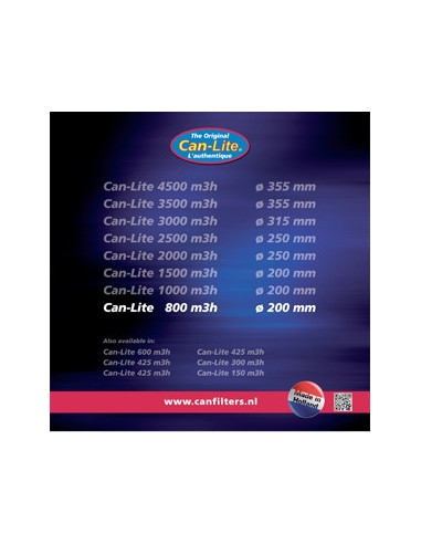 Can-Lite 800 (800-880m³/h) (200 Ø)