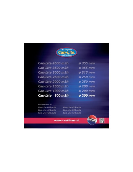 Can-Lite 800 (800-880m³/h) (200 Ø)