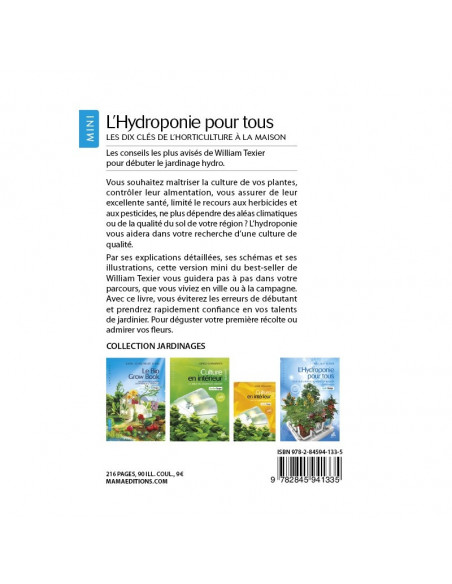 L'Hydroponie pour Tous (216 pages) Mini édition