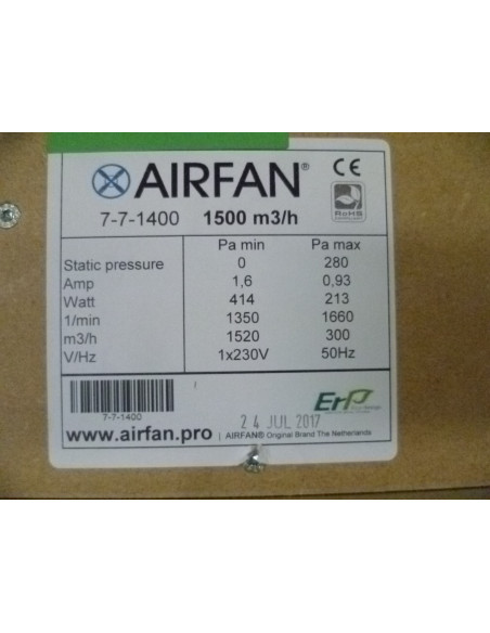 ISOBOX MDF 1500m³/h