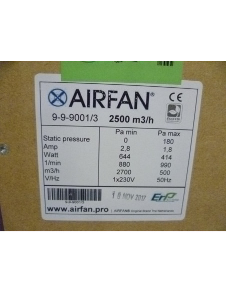 ISOBOX MDF 2500m³/h