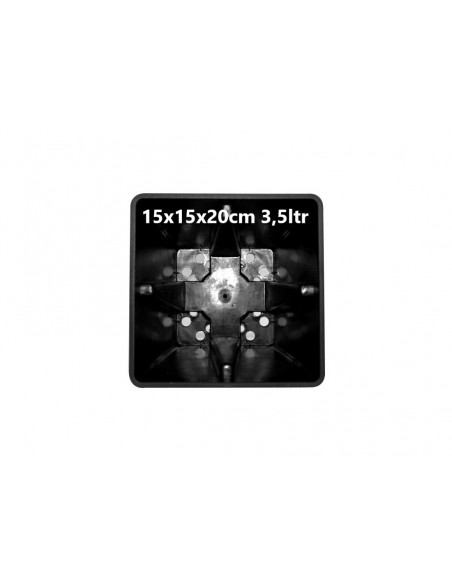 Pot Carré 15x15xh20 (3.5ltr)