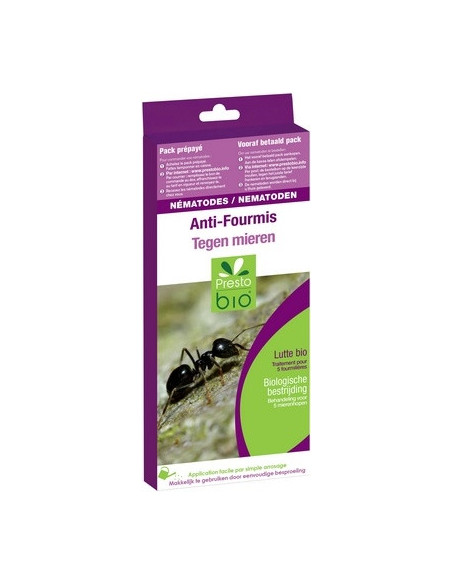 NEMATODES CONTRE LES FOURMIS pour 5 fourmilieres
