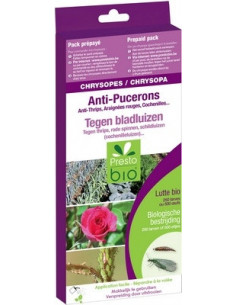 CHRYSOPES CONTRE PUCERONS, THRIPS, COCHENILLES, ACARIENS, .. pour 50 m²