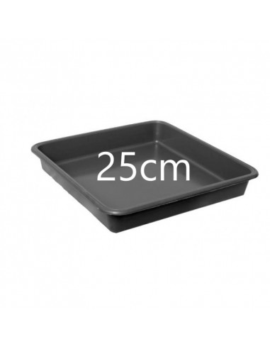 Soucoupe Carrée 25cm (Pour pots 11, 14, 18ltr)