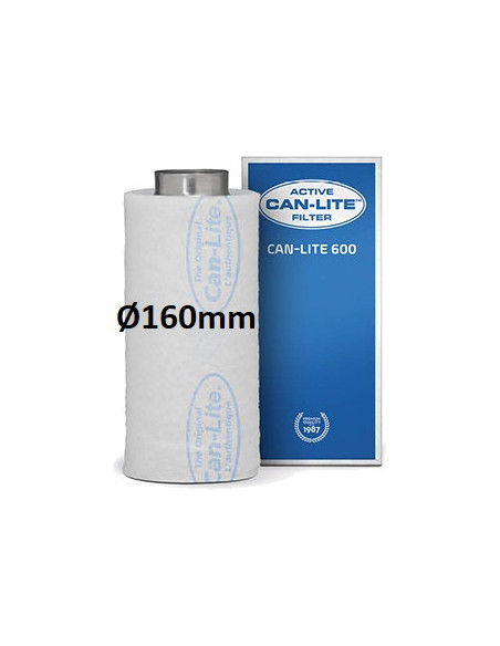 Filtre à Charbon Can-Lite 600 (600-800m³/h) (160 Ø)
