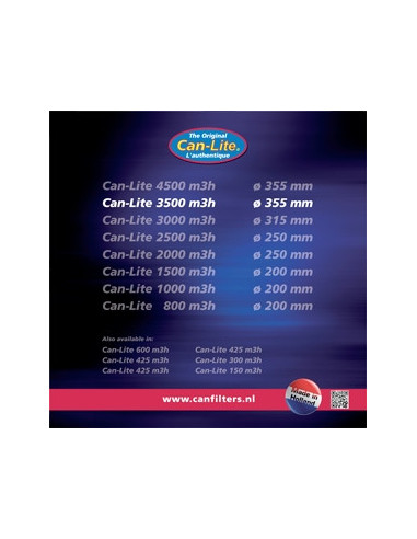 Can-Lite 3500 (3500-3850m³/h) Ø 355mm