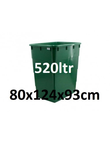 Tank with Top 520ltr (80x124x93cm)