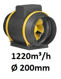 MAX-Fan Pro AC 1220m³/h Ø 200mm 2 Vitesses 2