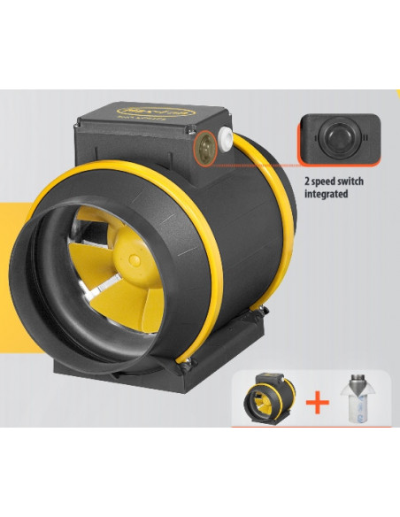 MAX-Fan Pro EC 250mm/1660 m³ 2 speed