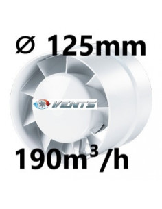 Vents VK 125 (190m³/h)