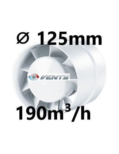 Vents VK 125 (190m³/h)