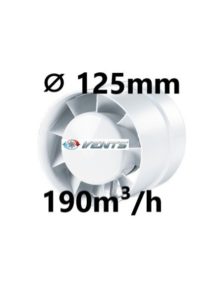 Vents VK 125 (190m³/h)