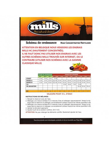 Mills Ultimate PK 1ltr HC chelated