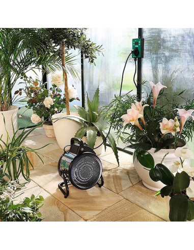 Chauffage électrique pour serre "Palma" avec Thermostat numérique