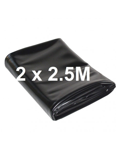 Bache d'étang PVC 2x2.5 Mtr 0.5 mm
