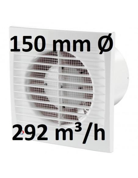 VENTS 150 S Extracteur mural  (292 m³/h)