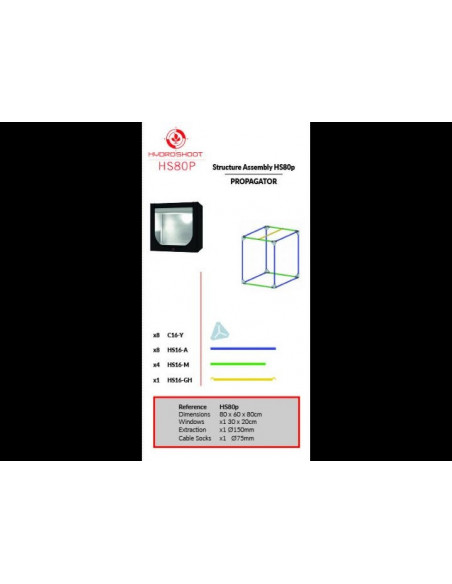 Hydro Shoot Propagator 80x60x80cm