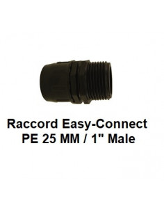 Connecteur Easy-Connect PE 25 Male 1"