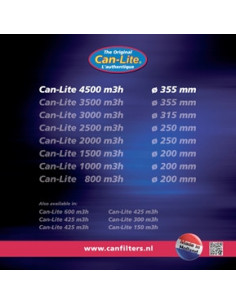Can-Lite 4500m³/h 355mm ø 2