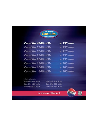 Can-Lite 4500m³/h 355mm ø
