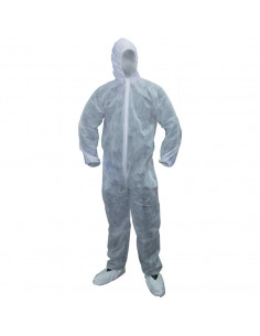 Combinaison de protection jetable avec capuche - taille XXL