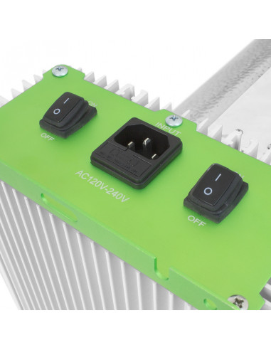 Ballast avec reflecteur pour 2x CMH 315 W LUmii Solar 630 sans ampoules