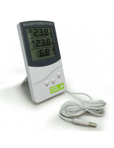Thermomètre / Hygromètre Max/Min Garden Hghpro