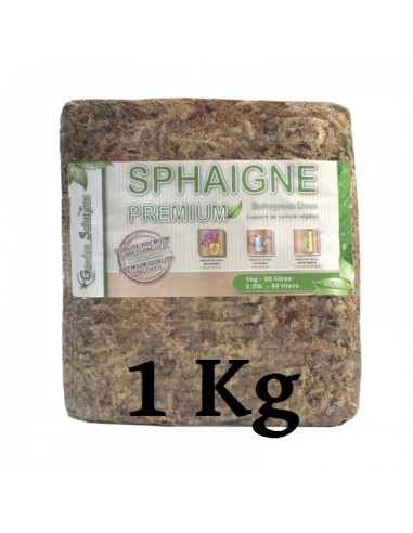 Sphaigne du Chili 1 Kg Qualité Premium (Garden Solution)