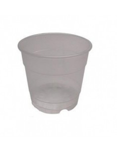 Pot transparent orchidée 15cm