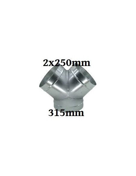 Connecteur Y  315-250-250 mm