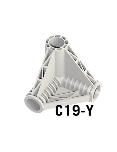 Coin en Y 3 Axes ø 19mm