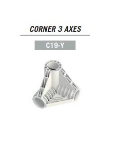 Coin en Y 3 Axes ø 19mm 2