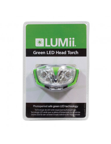 Lampe Frontale LED Verte Lumii