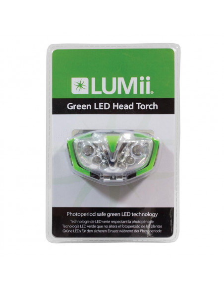 Lampe Frontale LED Verte Lumii