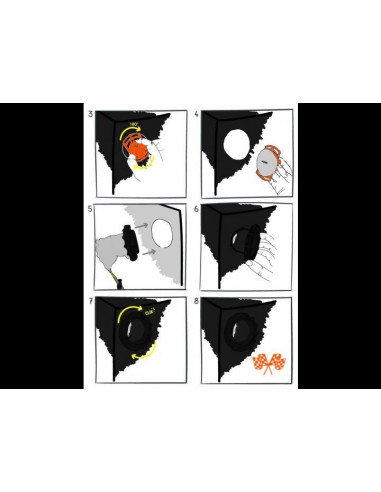 Chaussette double pour passage des câbles 70mm Ø - Secret Jardin