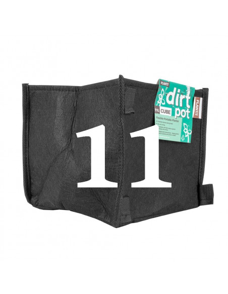 Square Base Dirt Pot 11ltr