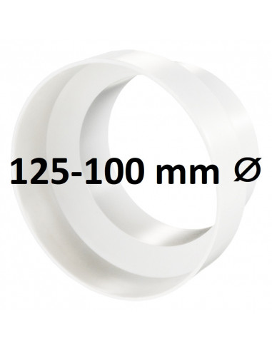 Reducteur Plastique PVC 125-100 mm