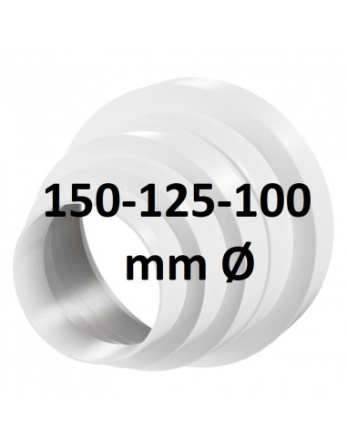 Reducteur Plastique PVC 150-125-100 mm
