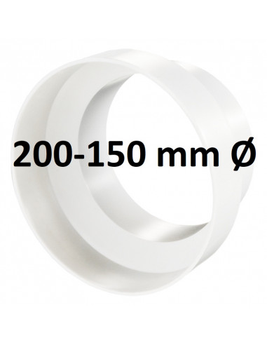 Reducteur Plastique PVC 200-150 mm