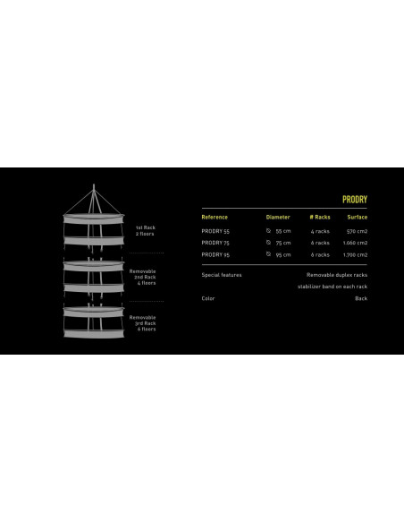 Filet de Sèchage Prodry 75cm ( 6 étages)