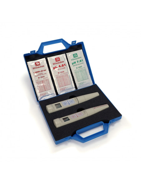 Mallette Testeur pH55 + EC60 - Milwaukee