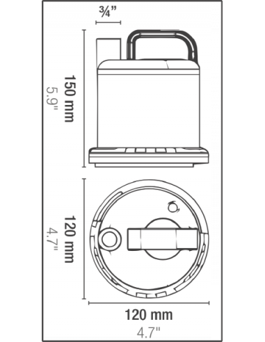 Pompe à Eau Sicce Ultra Zero (3000 l/h)