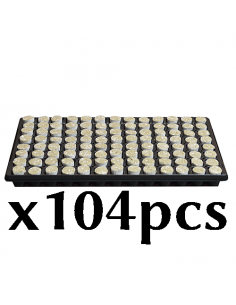 Plateau 104pcs Bouture Laine et Perlite