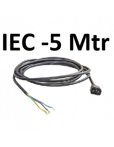 IEC Male + Cable 5mtr