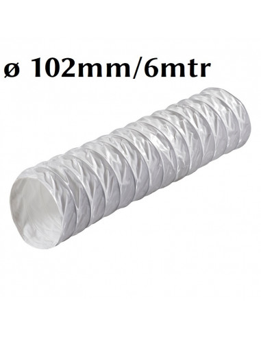 Gaine d'aération Polyvent 600 (ø100mm / 6mtr)