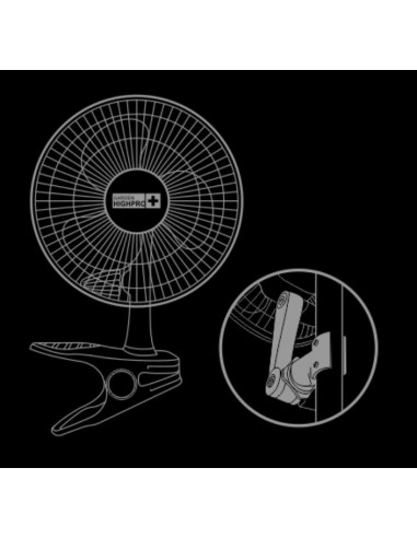 Ventilateur à Pince Eco 5 Watt Garden...